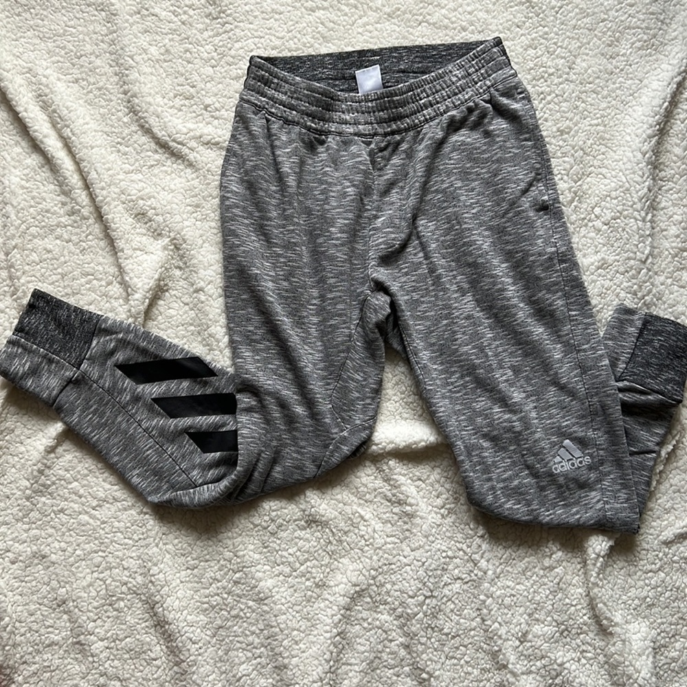 Adidas Cotton Jogger Grey Heather Large